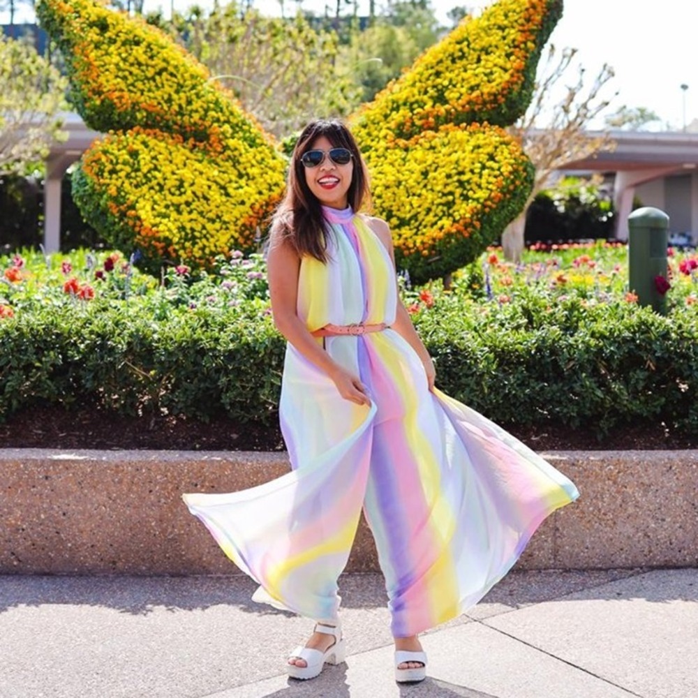 RAINBOW GARDEN FAIRY JUMPER -‎ M - Picture 5 of 8